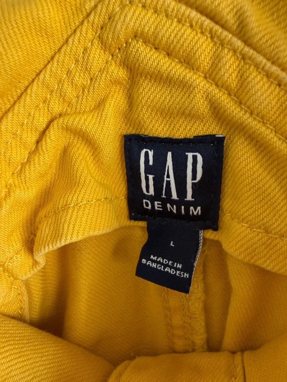 Gap Girls' Yellow Button-Front Overall Dress